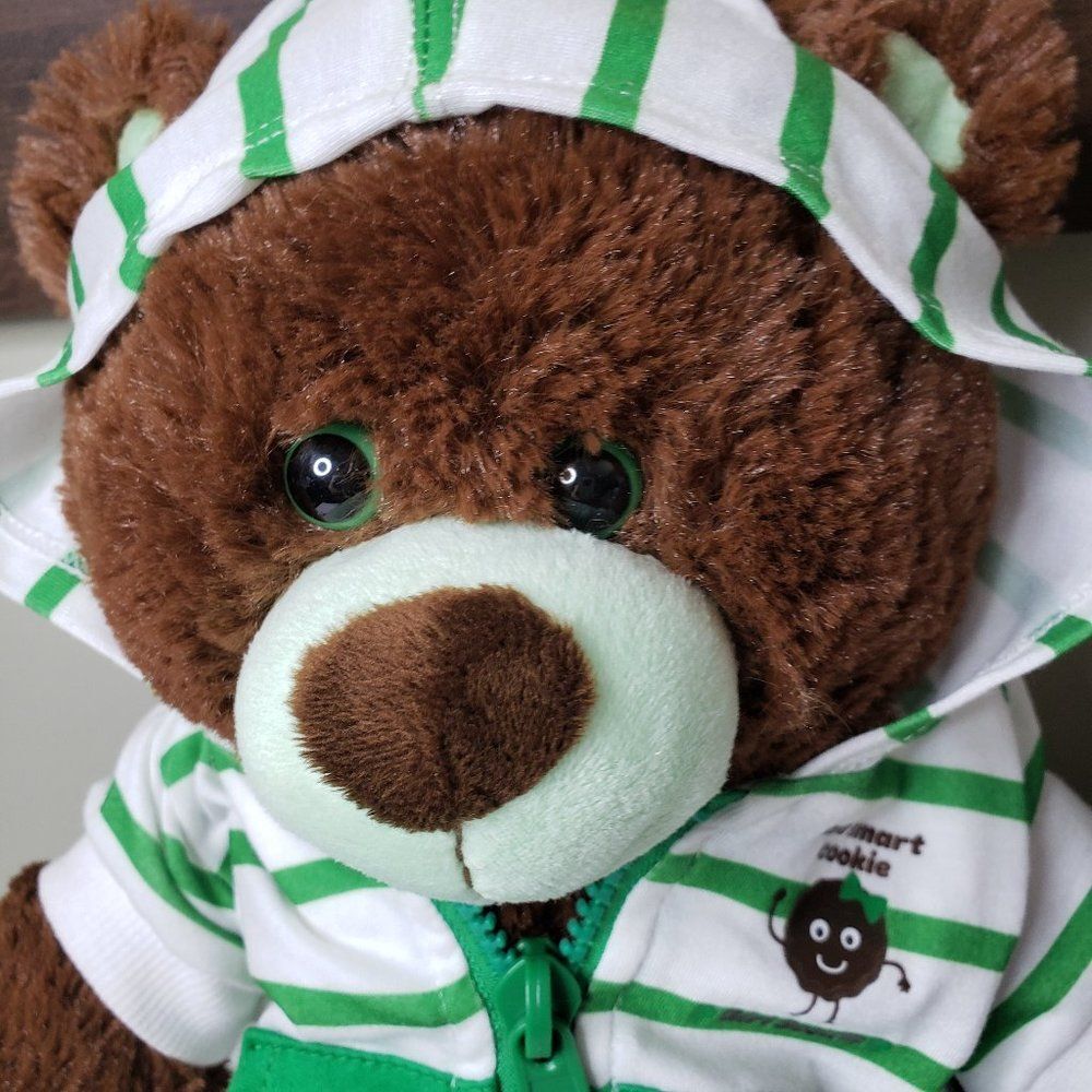 CUTE Build A Bear Girl Scout Cookies Thin Mints Teddy Bear Plush Stuffed Animal